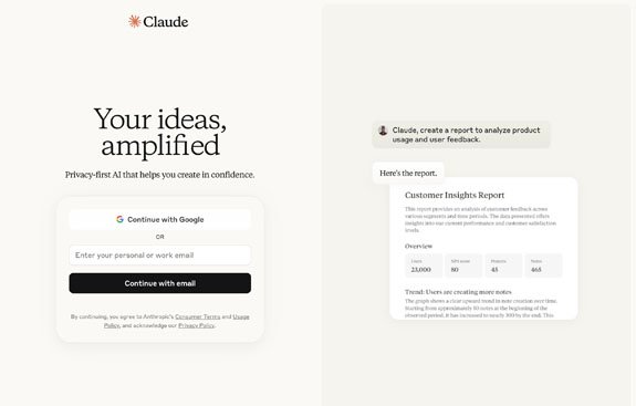 Claude by Anthropic, an AI assistant for writing, research, and classroom productivity