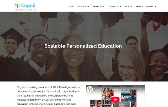 Cognii AI tutor offering real-time feedback on open-response answers
