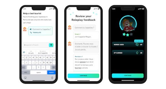 Duolingo Max AI-powered language tutor with interactive conversation practice