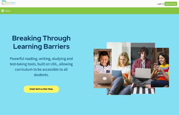 Kurzweil 3000 reading, writing, and study support tool for students with learning differences